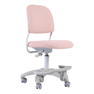 Ergonomic Kids Desk Chair, Adjustable Height and Seat Depth, W/Slipcovers, Detachable Footrest R12-PEACH