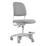 Ergonomic Kids Desk Chair, Adjustable Height and Seat Depth, W/Slipcovers, Detachable Footrest R12-GREY