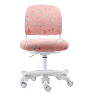 Ergonomic Kids Desk Chair, Adjustable Height and Seat Depth, W/Slipcovers, Detachable Footrest R11-PEACH UNICORN